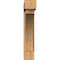 Ekena Millwork Thorton Block Smooth Bracket w/ Offset Brace, Western Red Cedar, 7 1/2"W x 32"D x 40"H BKT0806X32X40THR05SWR - alternate 4